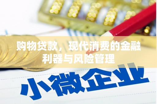 金昌购物贷款，现代消费的金融利器与风险管理