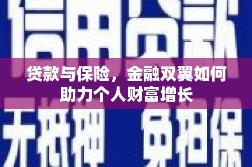 金昌贷款与保险，金融双翼如何助力个人财富增长