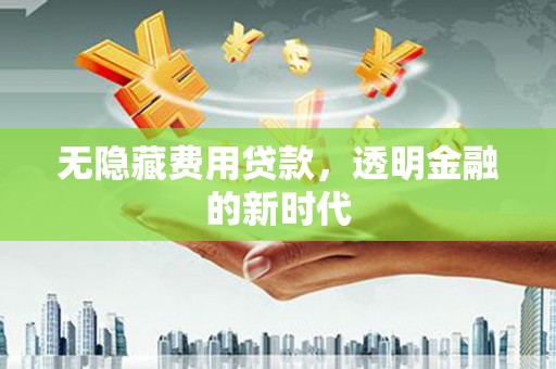 金昌无隐藏费用贷款，透明金融的新时代