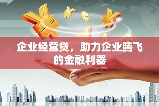 金昌企业经营贷，助力企业腾飞的金融利器