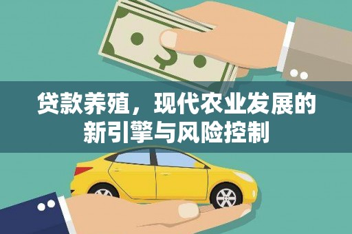 金昌贷款养殖，现代农业发展的新引擎与风险控制