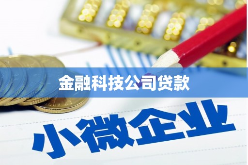 金昌金融科技公司贷款