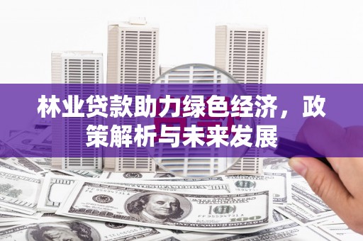 金昌林业贷款助力绿色经济，政策解析与未来发展