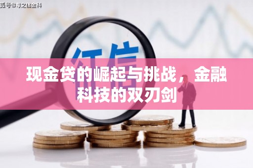 金昌现金贷的崛起与挑战，金融科技的双刃剑