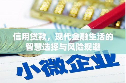 金昌信用贷款，现代金融生活的智慧选择与风险规避