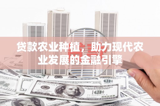 金昌贷款农业种植，助力现代农业发展的金融引擎