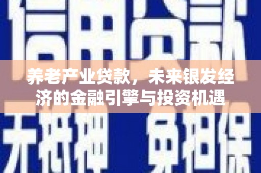 金昌养老产业贷款，未来银发经济的金融引擎与投资机遇
