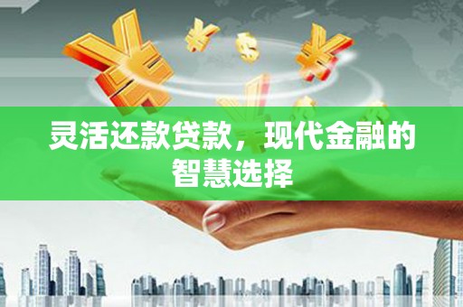 金昌灵活还款贷款，现代金融的智慧选择