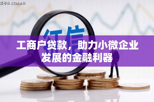金昌工商户贷款，助力小微企业发展的金融利器