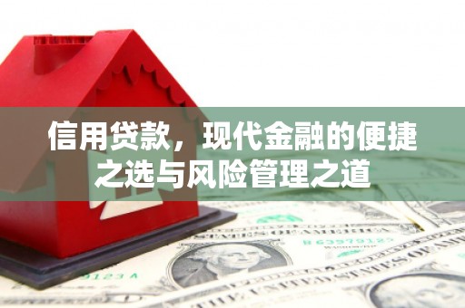 金昌信用贷款，现代金融的便捷之选与风险管理之道