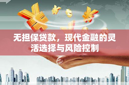 金昌无担保贷款，现代金融的灵活选择与风险控制
