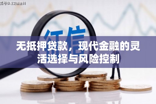 金昌无抵押贷款，现代金融的灵活选择与风险控制