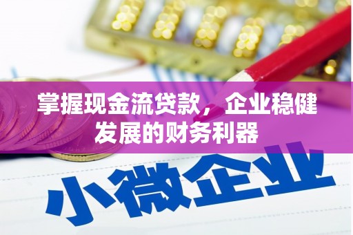 金昌掌握现金流贷款，企业稳健发展的财务利器