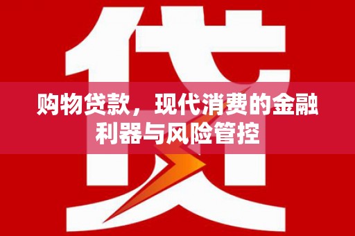 金昌购物贷款，现代消费的金融利器与风险管控