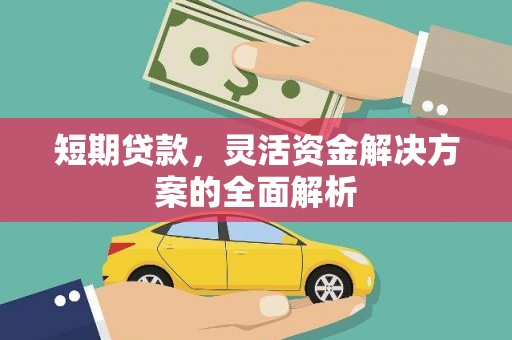 金昌短期贷款，灵活资金解决方案的全面解析