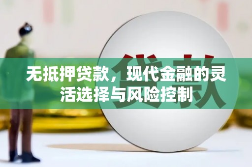金昌无抵押贷款，现代金融的灵活选择与风险控制