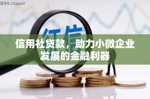 金昌信用社贷款，助力小微企业发展的金融利器