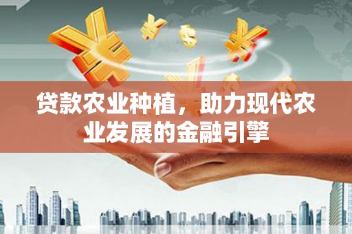 金昌贷款农业种植，助力现代农业发展的金融引擎