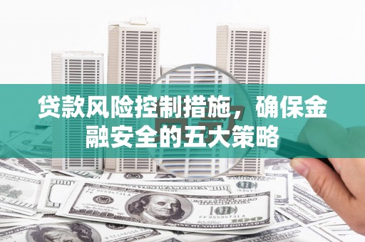 金昌贷款风险控制措施，确保金融安全的五大策略
