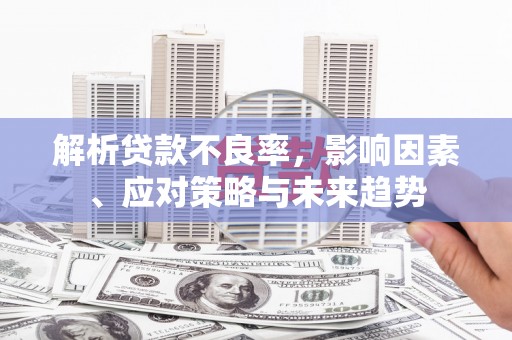 金昌解析贷款不良率，影响因素、应对策略与未来趋势