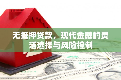 金昌无抵押贷款，现代金融的灵活选择与风险控制