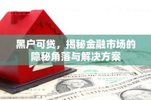 金昌黑户可贷，揭秘金融市场的隐秘角落与解决方案