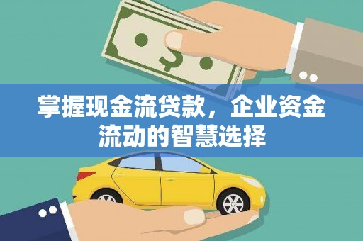 金昌掌握现金流贷款，企业资金流动的智慧选择