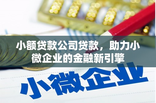 金昌小额贷款公司贷款，助力小微企业的金融新引擎