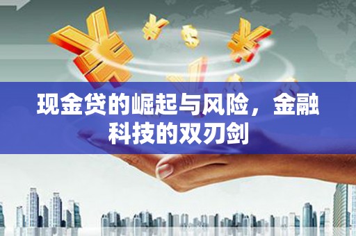 金昌现金贷的崛起与风险，金融科技的双刃剑