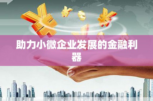 金昌助力小微企业发展的金融利器