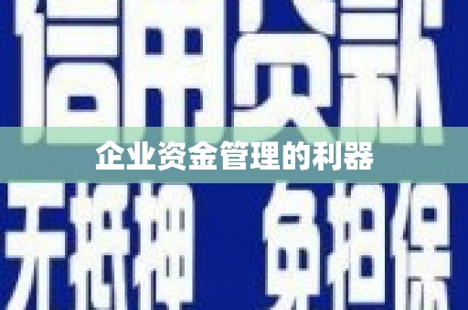 金昌企业资金管理的利器