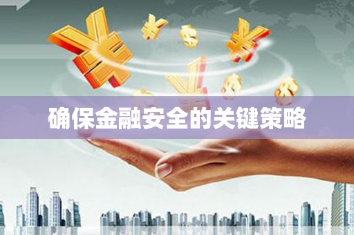 金昌确保金融安全的关键策略