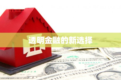 金昌透明金融的新选择