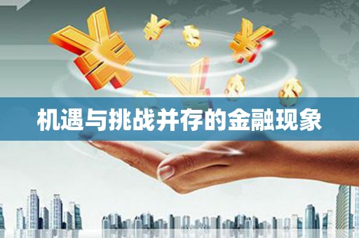 金昌机遇与挑战并存的金融现象