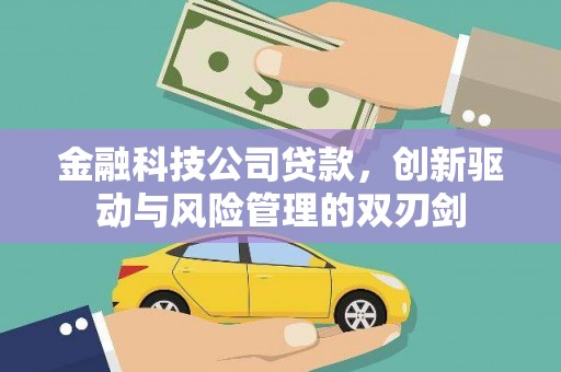金昌金融科技公司贷款，创新驱动与风险管理的双刃剑