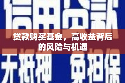 金昌贷款购买基金，高收益背后的风险与机遇